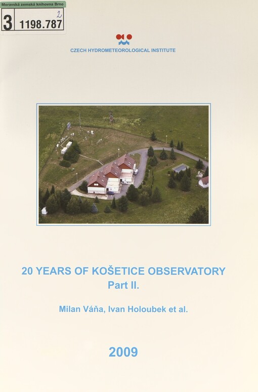 Košetice Observatory - 20 years