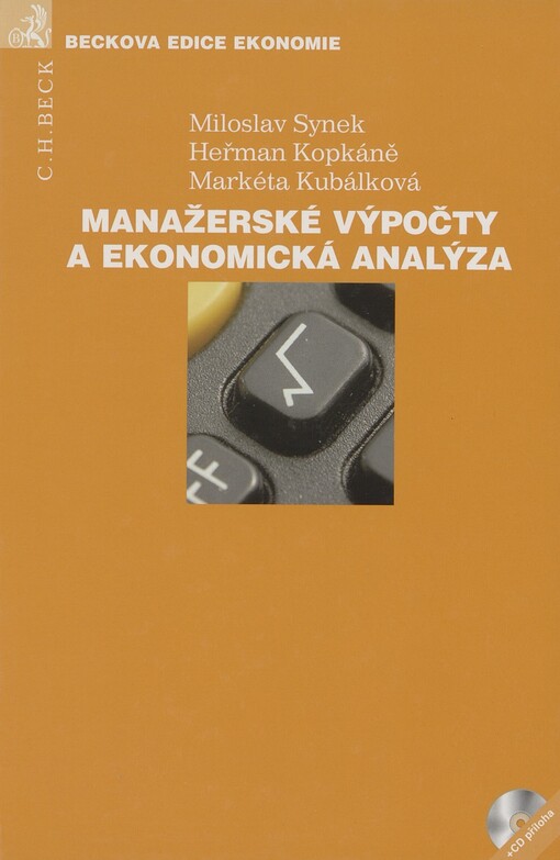 Manažerské výpočty a ekonomická analýza