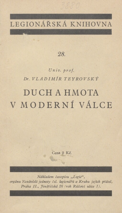 Duch a hmota v moderní válce