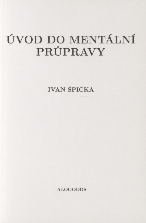 Úvod do mentální průpravy