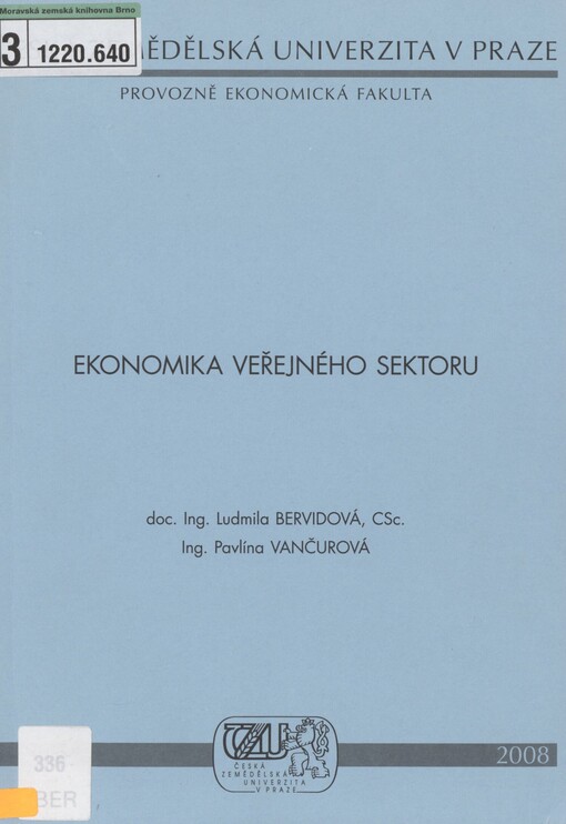 Ekonomika veřejného sektoru