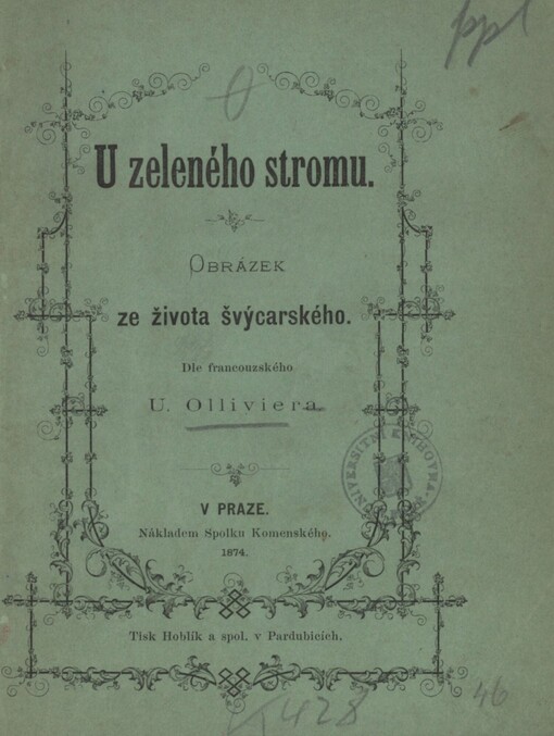 U zeleného stromu: obrázek ze života švýcarského