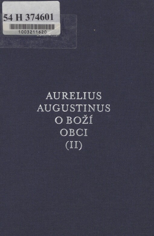 O boží obci knih XXII