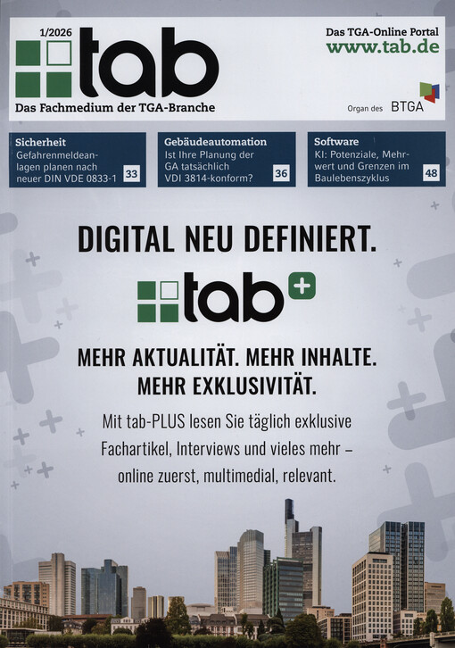 TAB. Technik am Bau : Das Fachmedium der TGA-Branche