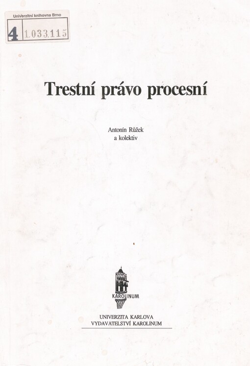 Trestní právo procesní