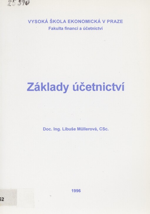 Základy účetnictví
