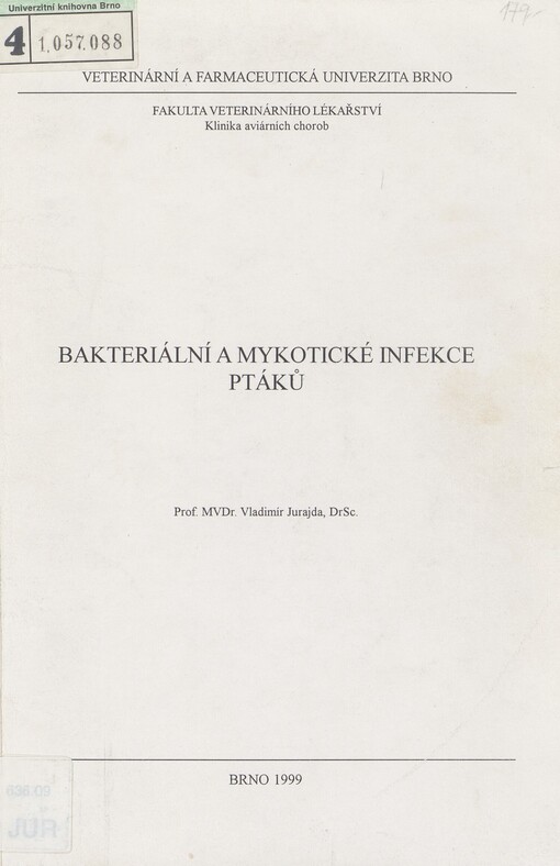 Bakteriální a mykotické infekce ptáků