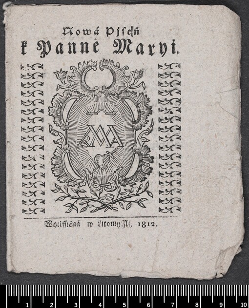 Nowá Pjseń k Panně Maryi