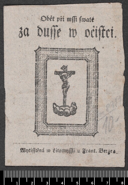 Obět při mssi swaté za dusse w očistci