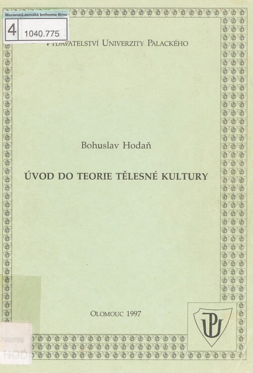 Úvod do teorie tělesné kultury
