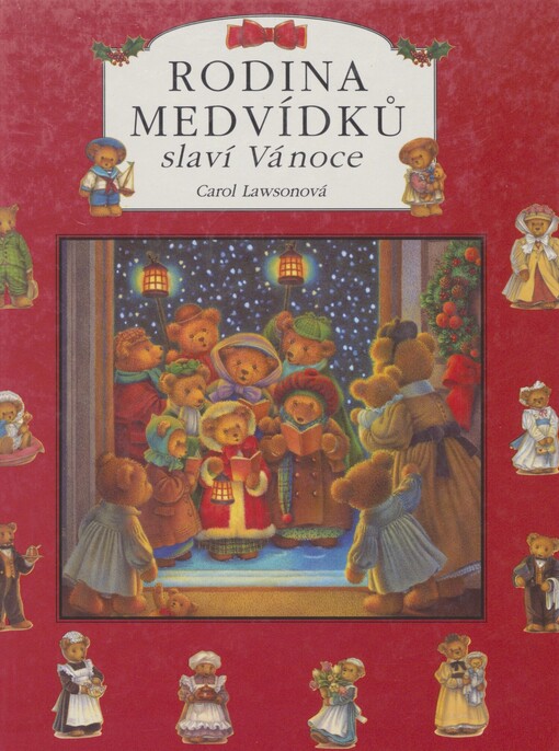 Rodina medvídků slaví Vánoce