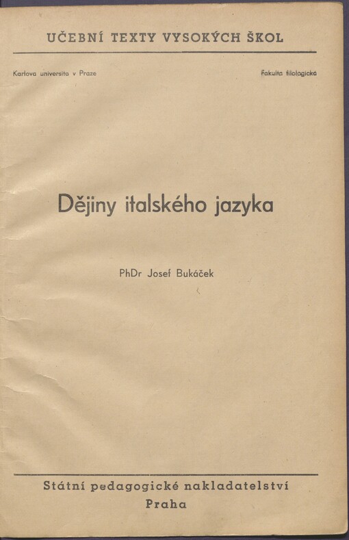 Dějiny italského jazyka