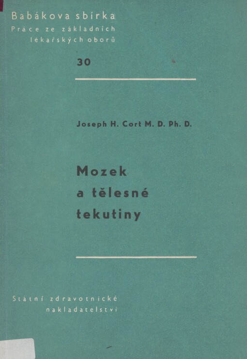 Mozek a tělesné tekutiny