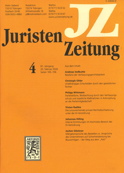 Juristen Zeitung