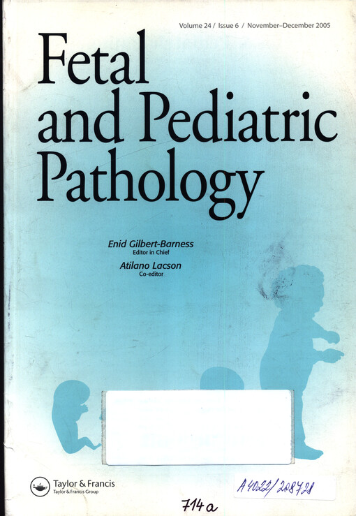 Fetal and pediatric pathology