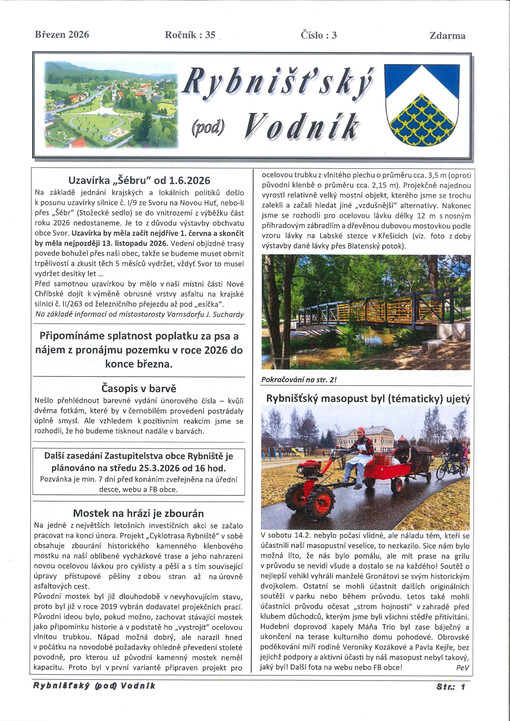 Rybnišťský (pod) vodník