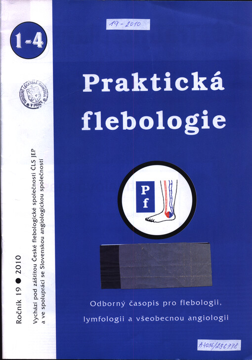 Praktická flebologie : odborný časopis pro flebologii, lymfologii a všeobecnou angiologii