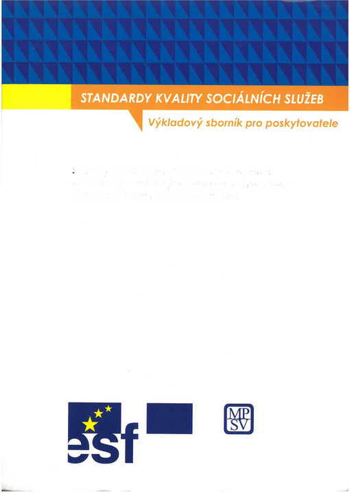 Stabdardy kvality sociálních služeb