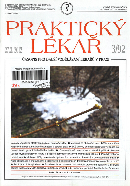 Praktický lékař : časopis pro další vzdělávání lékařů