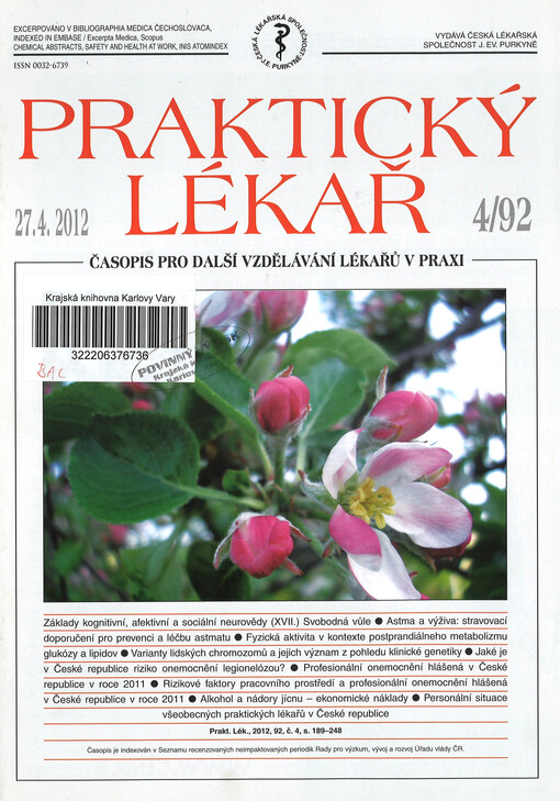 Praktický lékař : časopis pro další vzdělávání lékařů