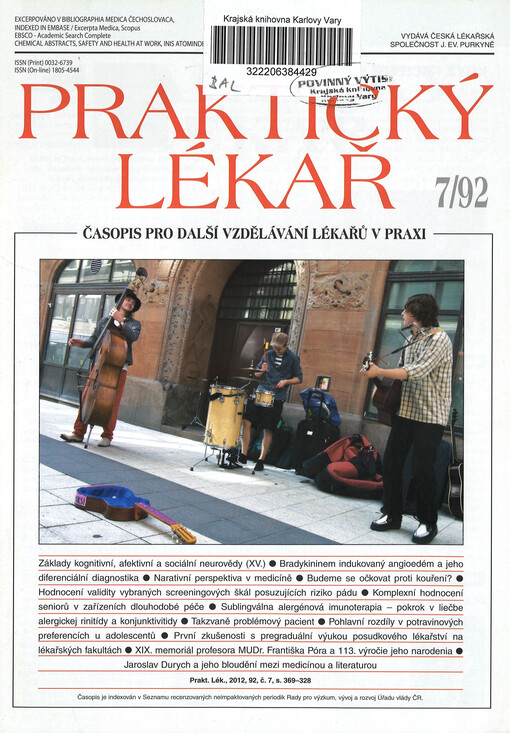 Praktický lékař : časopis pro další vzdělávání lékařů