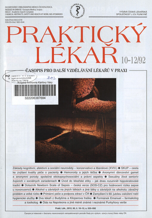 Praktický lékař : časopis pro další vzdělávání lékařů