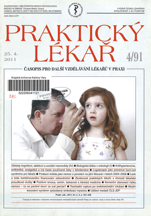 Praktický lékař : časopis pro další vzdělávání lékařů