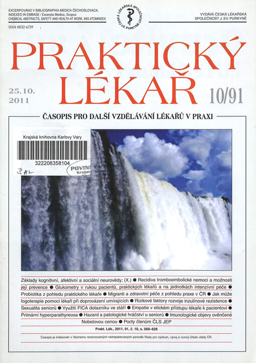 Praktický lékař : časopis pro další vzdělávání lékařů