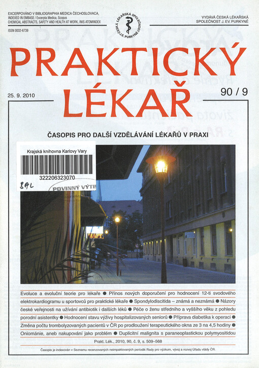 Praktický lékař : časopis pro další vzdělávání lékařů