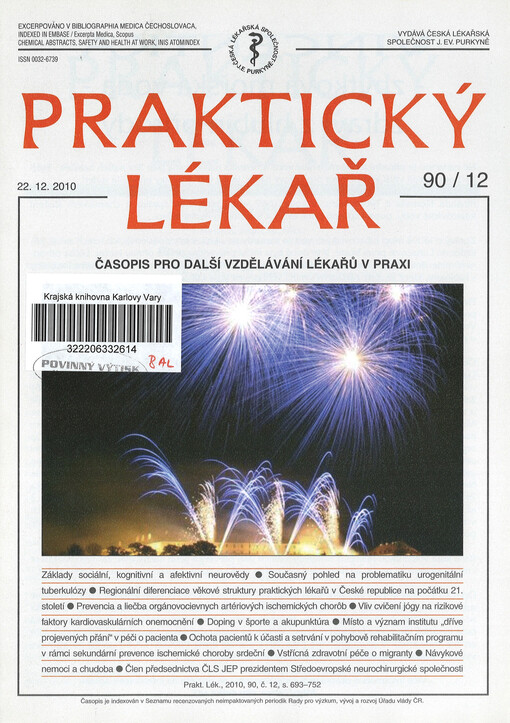 Praktický lékař : časopis pro další vzdělávání lékařů