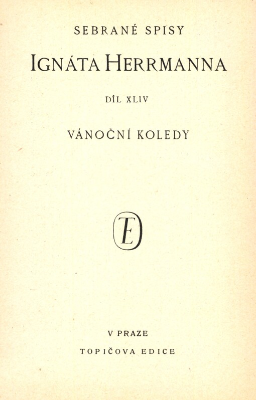 Vánoční koledy :drobné historky vánoční a sylvestrovské