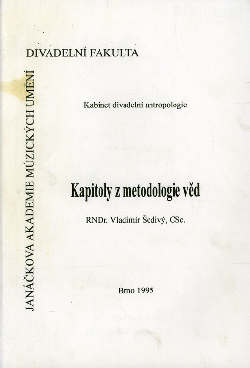 Kapitoly z metodologie věd