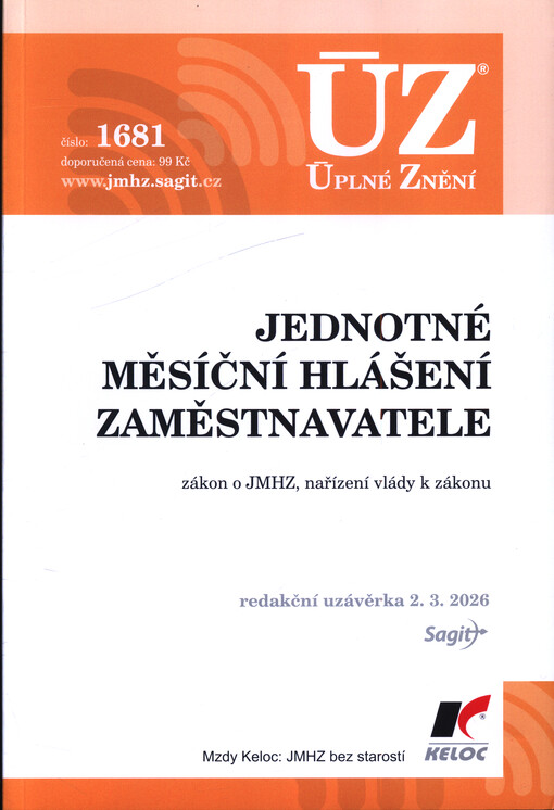 Jednotné měsíční hlášení zaměstnavatele