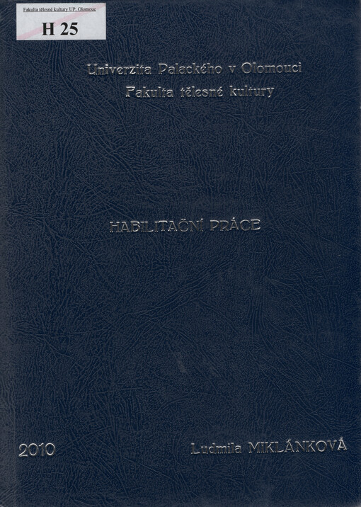 Environmentální stimuly v pohybové aktivitě dětí předškolního věku