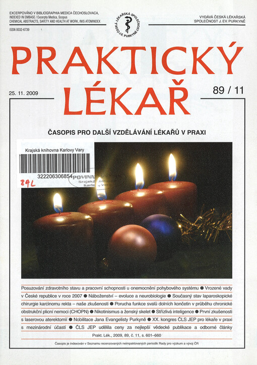 Praktický lékař : časopis pro další vzdělávání lékařů