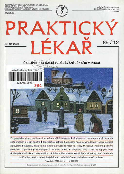 Praktický lékař : časopis pro další vzdělávání lékařů
