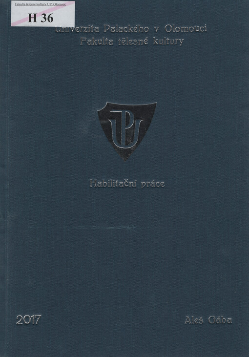 Variabilita tělesného složení ve vztahu k věku a úrovni pohybové aktivity českých dívek a žen : habilitační práce