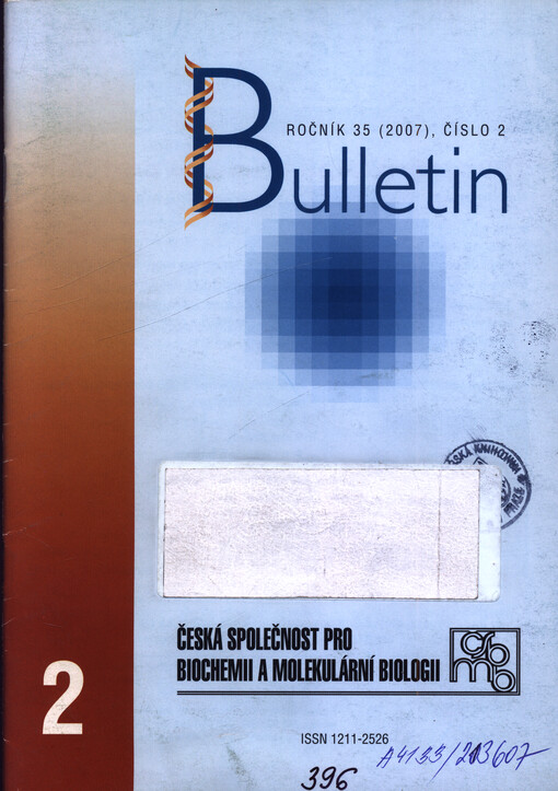Bulletin České společnosti pro biochemii a molekulární biologii