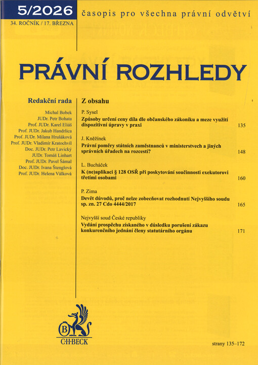 Právní rozhledy : časopis pro všechna právní odvětví