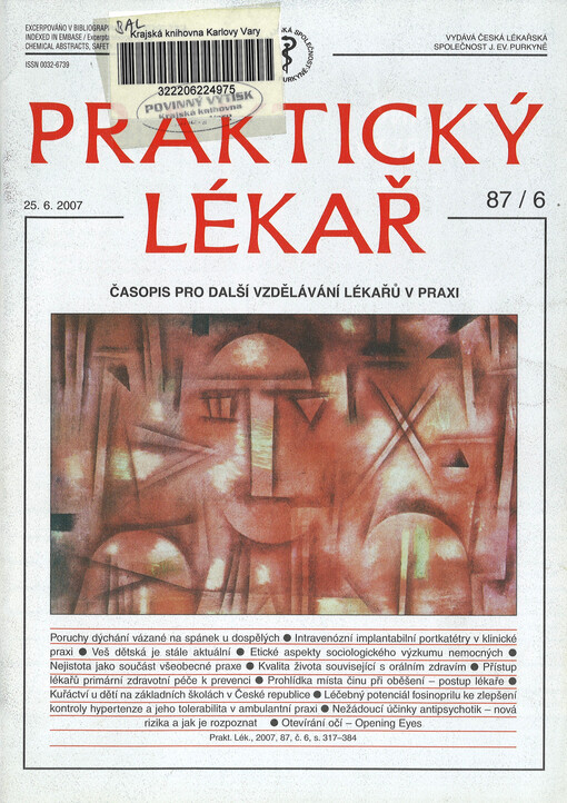 Praktický lékař : časopis pro další vzdělávání lékařů