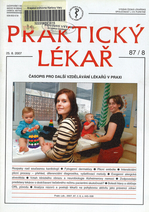 Praktický lékař : časopis pro další vzdělávání lékařů