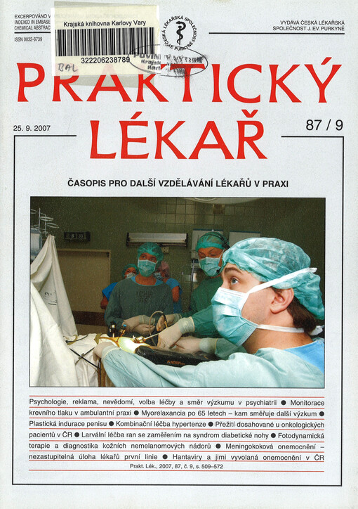 Praktický lékař : časopis pro další vzdělávání lékařů