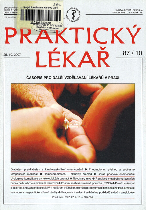 Praktický lékař : časopis pro další vzdělávání lékařů