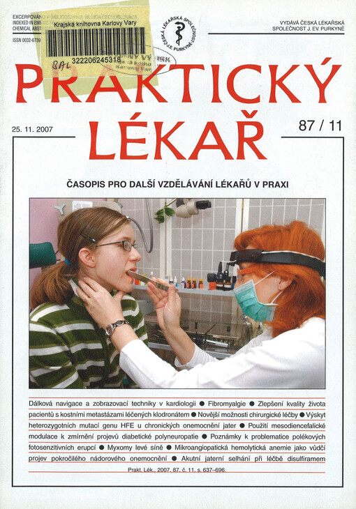 Praktický lékař : časopis pro další vzdělávání lékařů