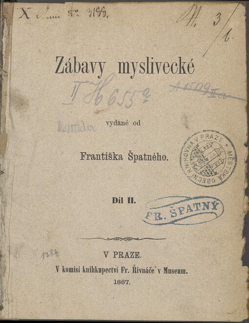 Zábavy myslivecké.Díl II.