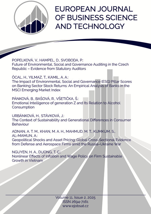 European journal of business science and technology