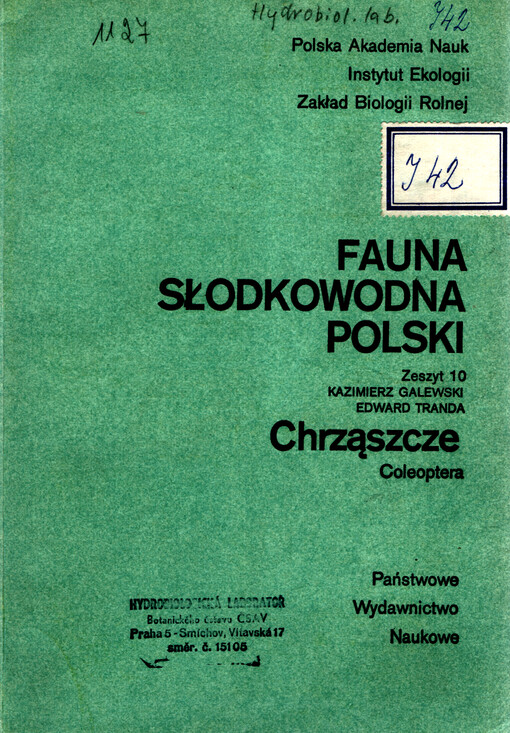 Chrzaszcze (Coleoptera) : rodziny Pływakowate (Dytiscidae), Flisakowate (Haliplidae), Mokrzelicowate (Hygrobiidae), Krętakowate (Gyrinidae)