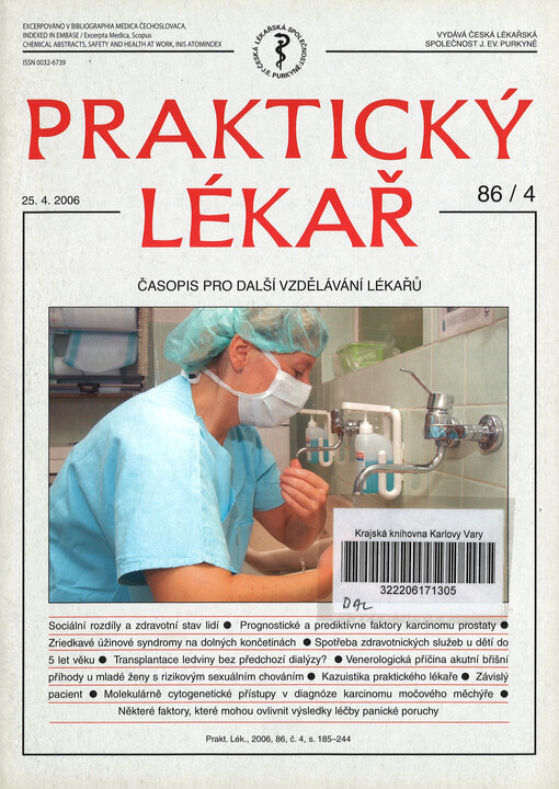 Praktický lékař : časopis pro další vzdělávání lékařů