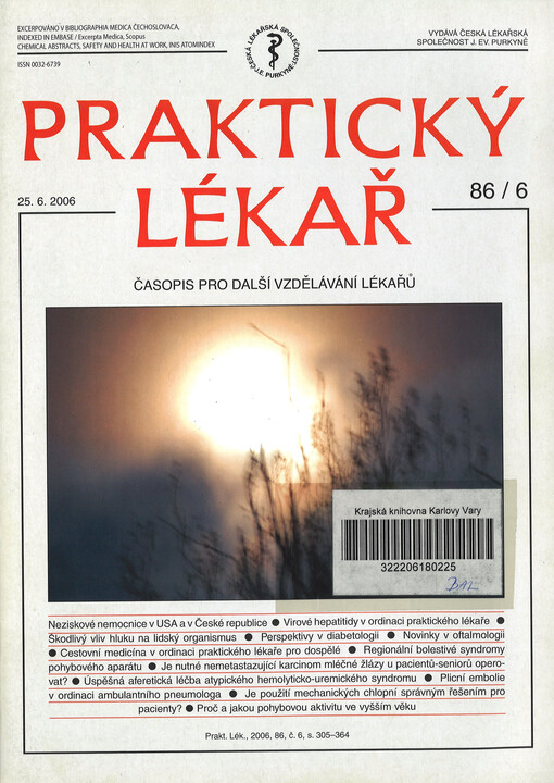 Praktický lékař : časopis pro další vzdělávání lékařů