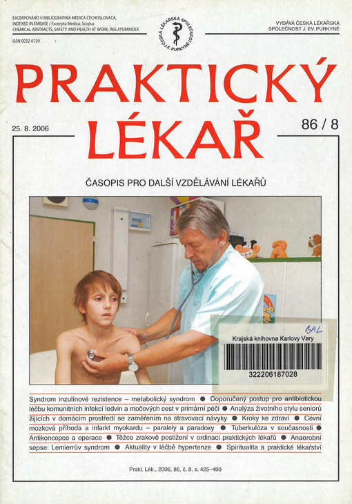 Praktický lékař : časopis pro další vzdělávání lékařů